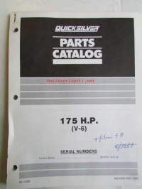 Quicksilver parts catalog 175 H.P. (V-&) -Katso tarkemmat malli merkinnät kuvasta