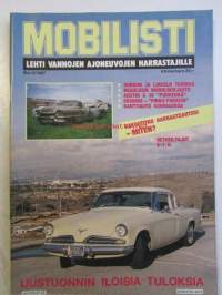 Mobilisti 1987 nr 3 -Lehti vanhojen autojen harrastajille, sisällysluettelo löytyy kuvista.