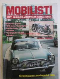 Mobilisti 1986 nr 5 -Lehti vanhojen autojen harrastajille, sisällysluettelo löytyy kuvista.