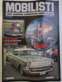 Mobilisti 1989 nr 5 -Lehti vanhojen autojen harrastajille, sisällysluettelo löytyy kuvista.