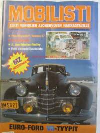 Mobilisti 1988 nr 6 -Lehti vanhojen autojen harrastajille, sisällysluettelo löytyy kuvista.
