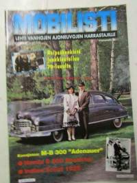 Mobilisti 1998 nr 4 -Lehti vanhojen autojen harrastajille, sisällysluettelo löytyy kuvista.