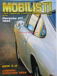 Mobilisti 2005 nr 3 -Lehti vanhojen autojen harrastajille, sisällysluettelo löytyy kuvista. Porsche 911 1965, DKW 3=6, Cadillac Eldorado 1954, Metropolitan 1959