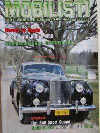 Mobilisti 1999 nr 5 -Lehti vanhojen autojen harrastajille, sisällysluettelo löytyy kuvista. Rolls-Royce Silver Cloud I, Corgi Toys