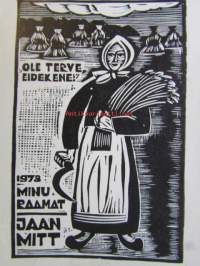 Ex Libris Ole Terve Eidekene! 1978 minu raamat Jaan Mitt -kirjanomistamerkki