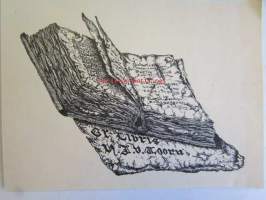 Ex Libris ? -kirjanomistamerkki