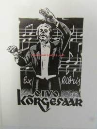 Ex Libris Oivo Körgesaar -kirjanomistamerkki