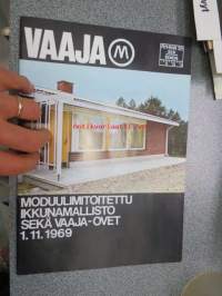 Vaaja moduulimitoitettu ikkunamallisto sekä ovet 1.11.1969 -myyntiesite