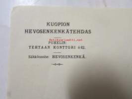 Kuopion Hevosenkenkätehdas, Kuopiossa 29. joulukuun 1921. -asiakirja