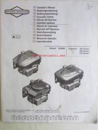 Briggs & Stratton Model 120000 Quantum 625, 650, 675 Series ™ ( form No 277039WST C) - Käyttäjän käsikirja, 12 kieliversiota.