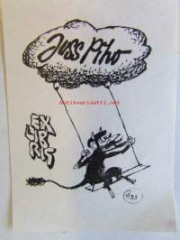 Ex Libris Juss Piho -kirjanomistajamerkki