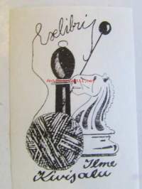 Ex Libris Ilme Kivijalu -kirjanomistajamerkki