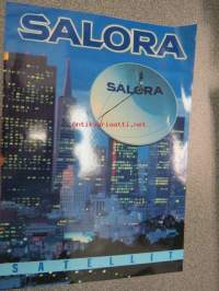 Salora satellit -myyntiesite, ruotsinkielinen