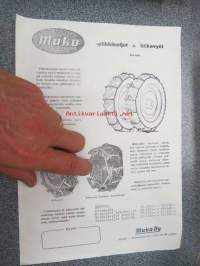 Muko piikkiketjut ja kitkavyöt (traktoreille) -esite