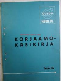 Volvo kuorma-autojen korjaamokäsikirja Sarja 86, Katso kuvista tarkempi sisällysluettelo
