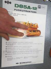 Komatsu D85A-12 puskutraktori -myyntiesite