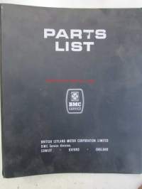 BMC MAXI Service Parts List, ( AKD 5127) - varaosaluettelo, Katso tarkemmat mallit ja sisällysluettelo kuvista