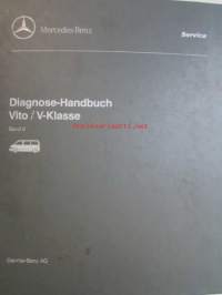 Mercedes-Benz Diagnose-Handbuch Vito / V-Klasse Band Band 2, mukana band 1 avaamattomana pakettina - Viton vianmääritys, Katso kuvista tarkemmin mallimerkinnät