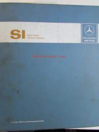 Mercedes-Benz SI Service Information - Huoltokirjeitä, Katso kuvista tarkemmin mallimerkinnät ja sisällysluettelo