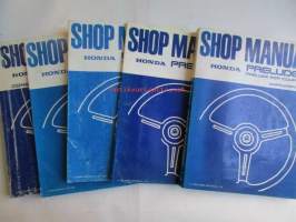 Honda Prelude Shop Manual 2DR Coupe Construction and Function 1983, Prelude 2DR Coupe Supplement 1984, Prelude 2DR Coupe Supplement 1984, Prelude 2DR Coupe